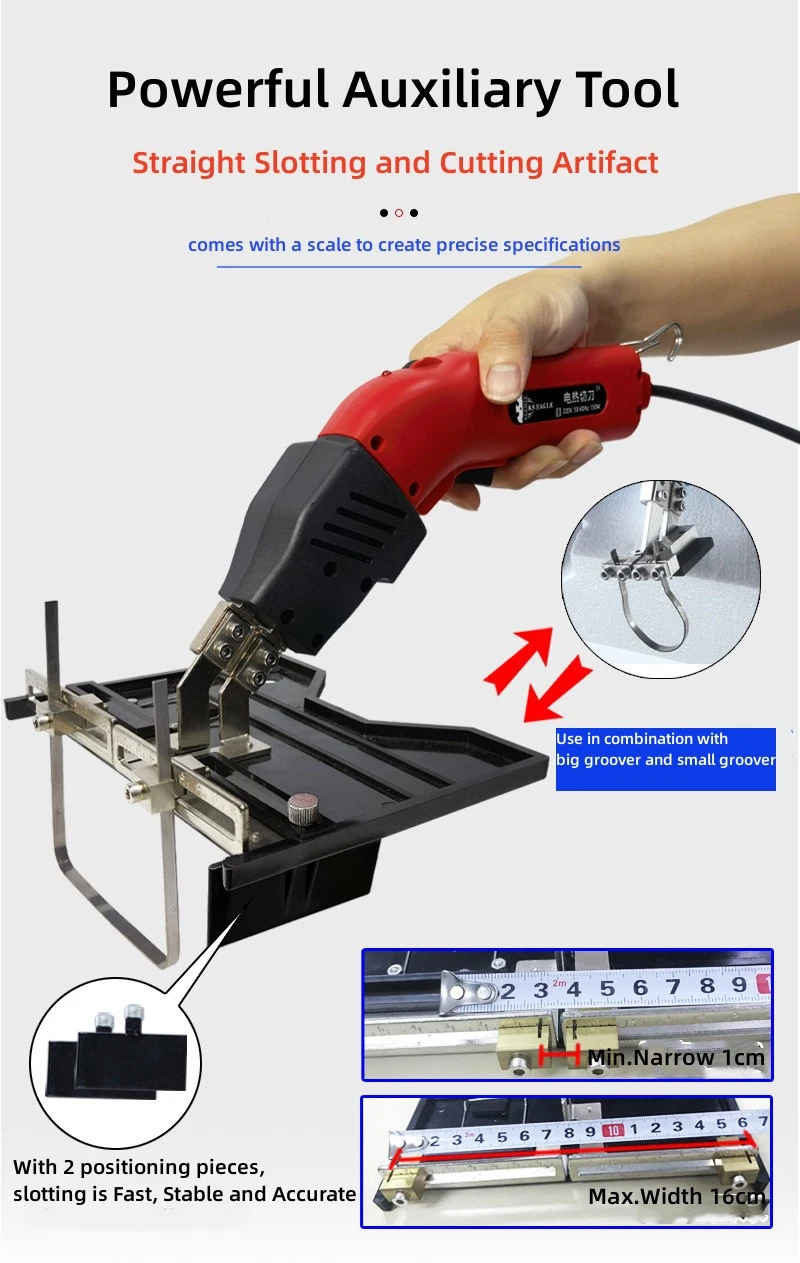 Luftkühlung DIY Haushalt manuelle elektrische Hot Knife zum Schneiden Einstechen des EPS EPE XPS Schaumstoffschneidmessers