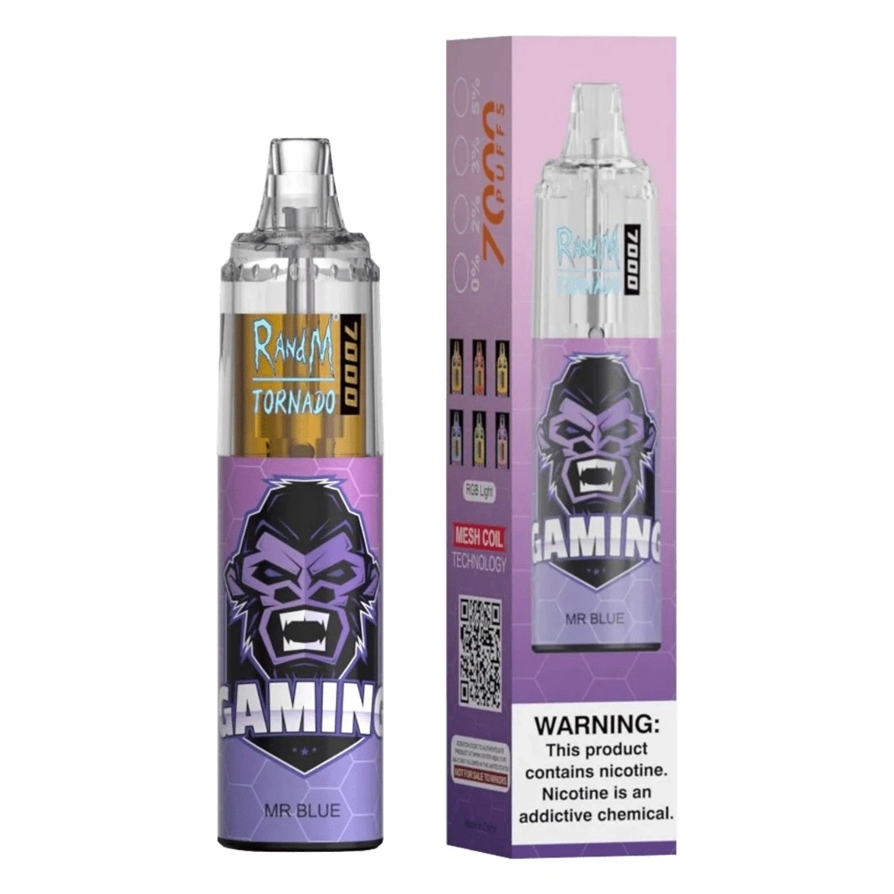 Melhor Saller Atacado descartável Randm tornado 7000 puff e cigarro Vape com 56 sabores