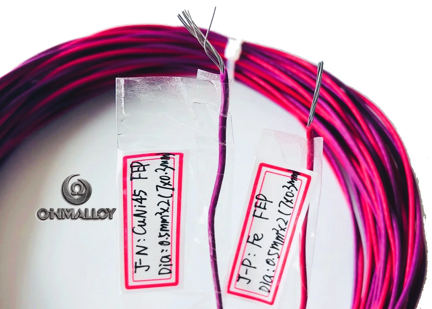 Fiberglass Insulation Type J Thermocouple Extension Cable with Multi Strands