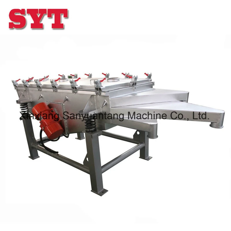 Linear Vibrating Screen Sieve Machine for Abrasives / Quartz Sand Powder