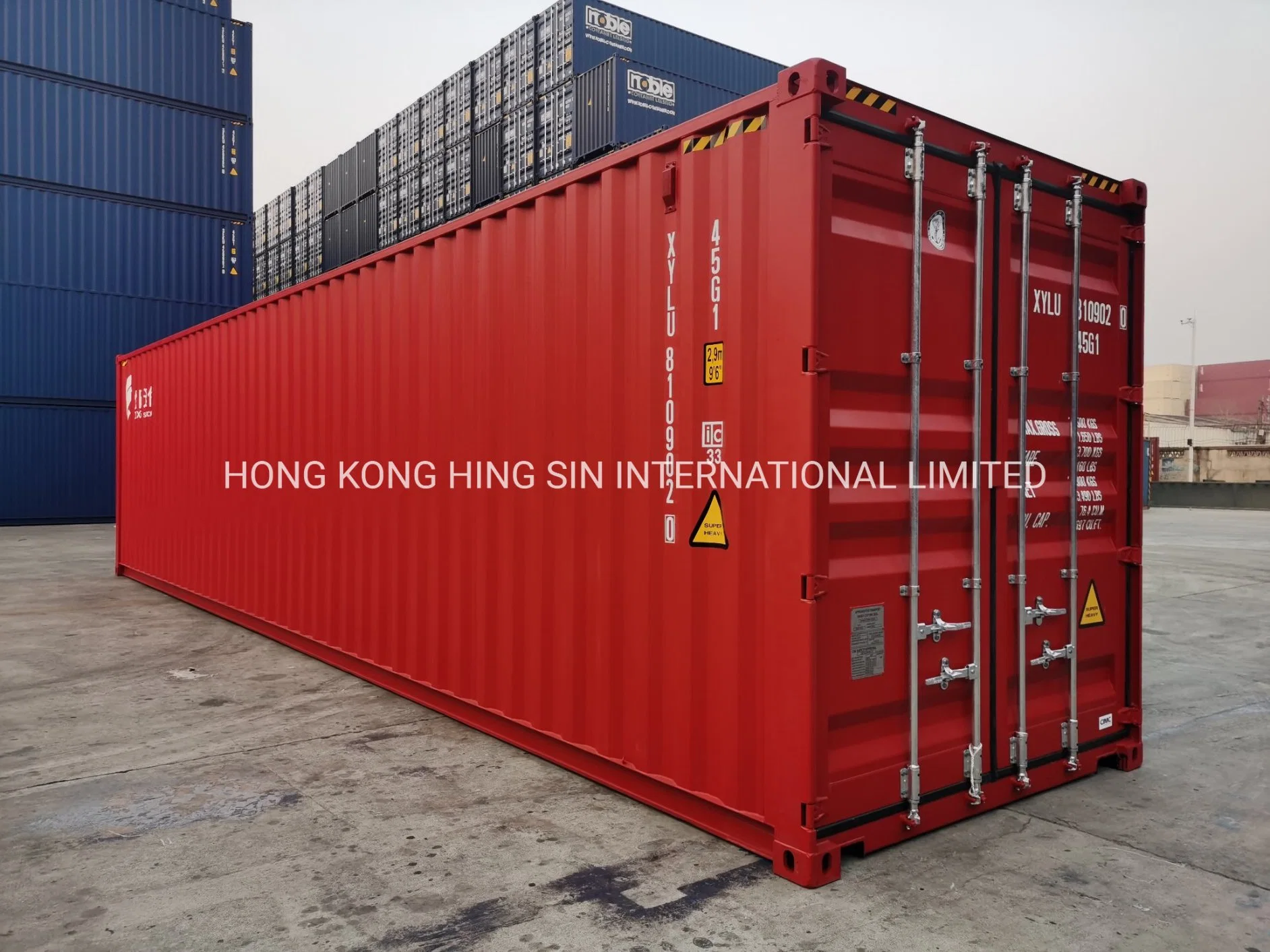 Neue 40ft High Cube ISO Standard Versandcontainer zum Verkauf