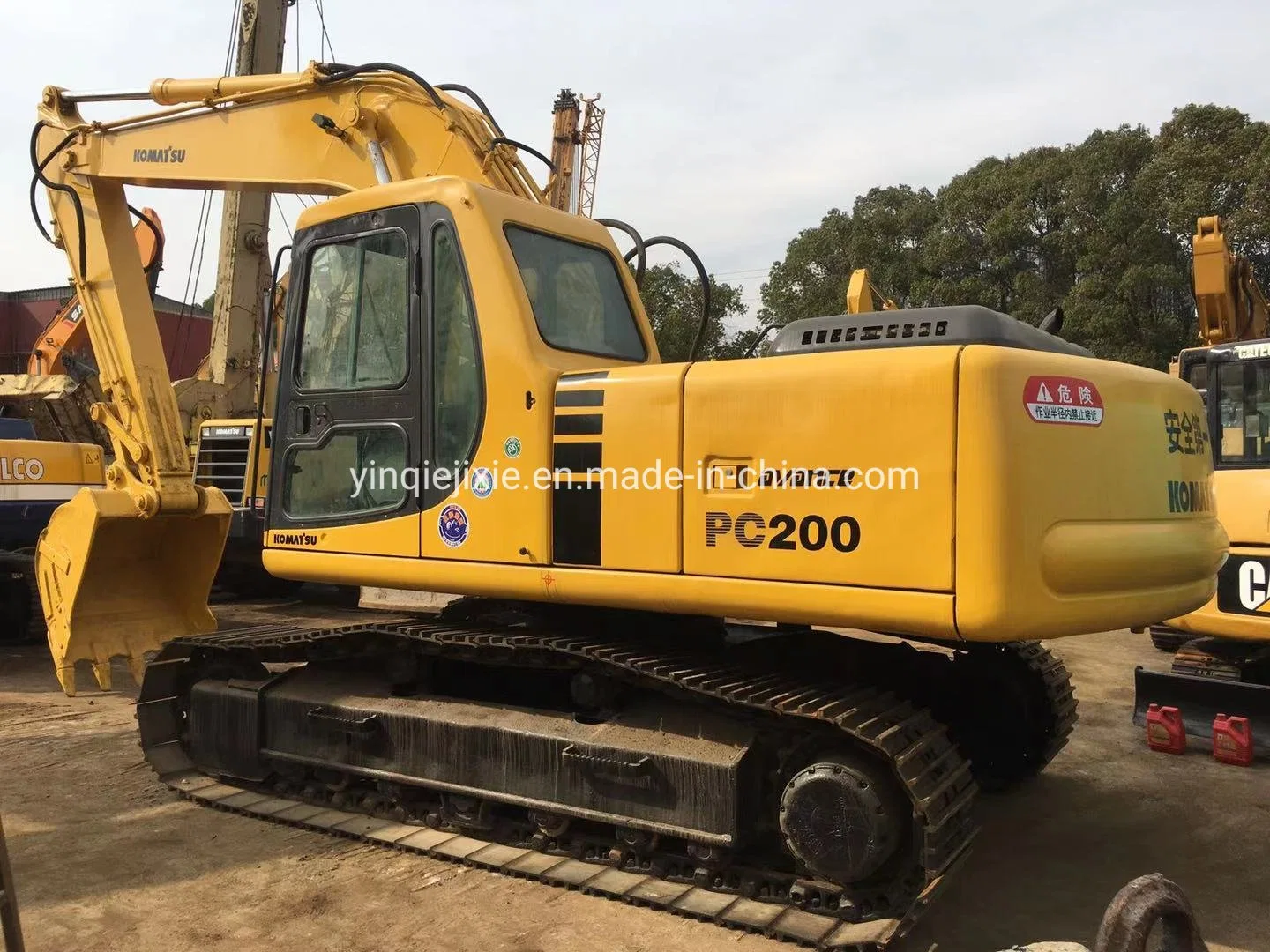 Usadas de excavadora Komatsu PC200-6 Japón Komatsu PC200 original utilizado para la venta de la excavadora