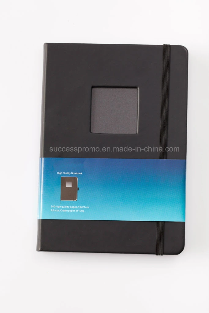 Wholesale Customize PU Leather Hardcover Notebook with Window