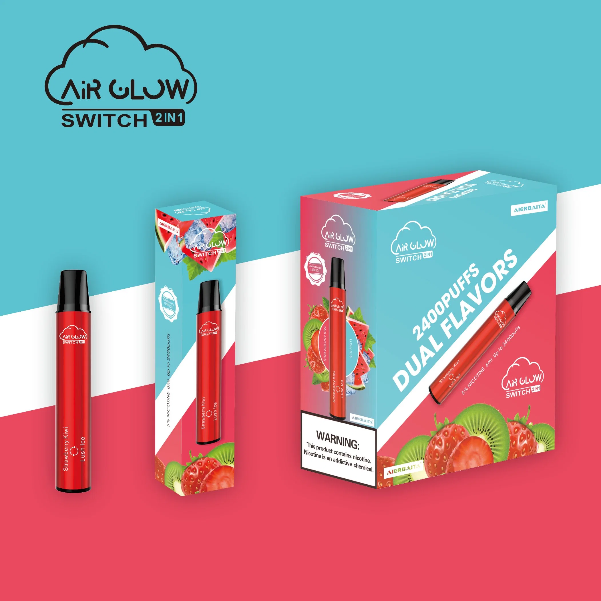 Nuevo portátil de la llegada de plumas Pod Vape Electric 20*133 6 ml de líquido E Calidad Disposible Vape Pen