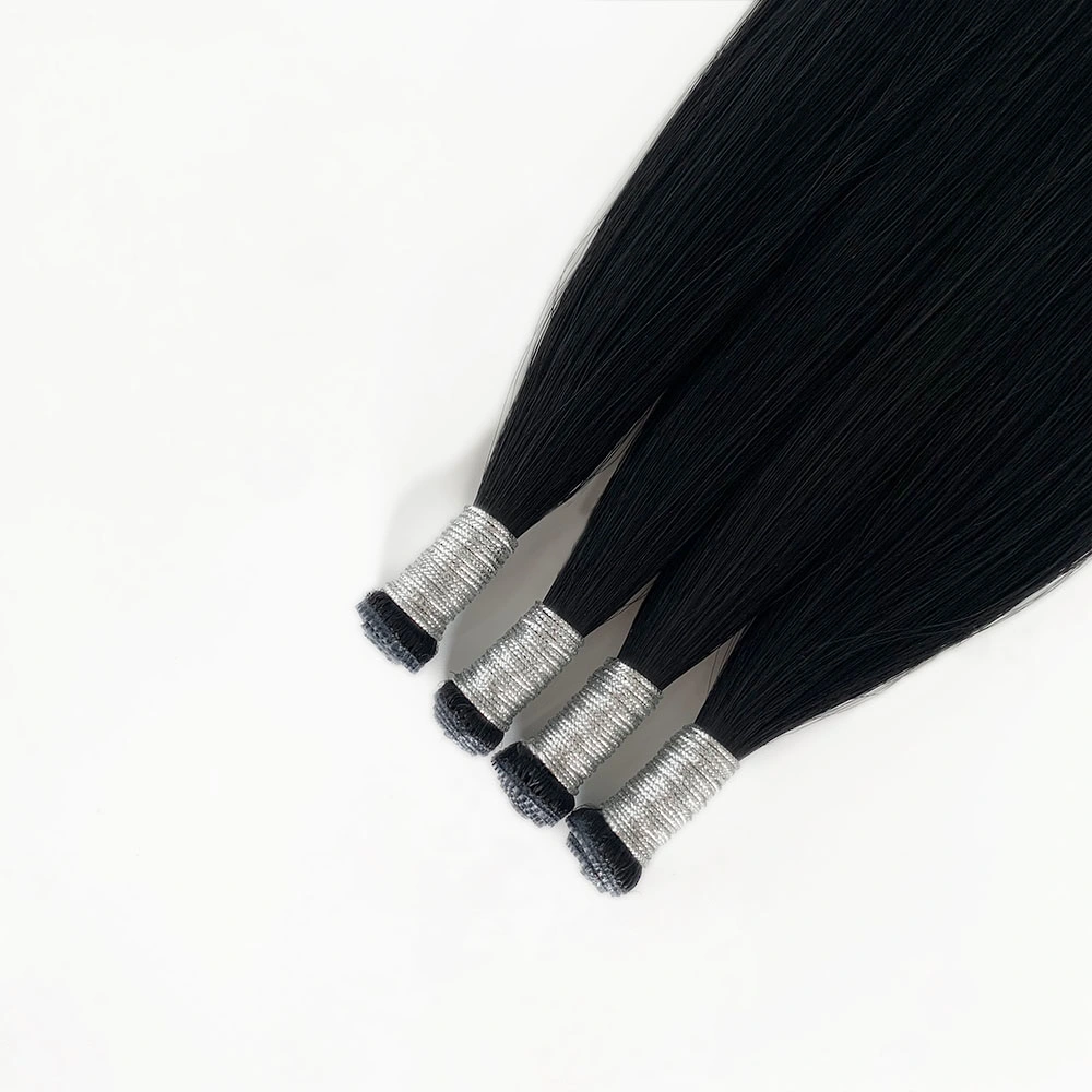 New Genius Weft Highest Quality Human Virgin Remy Hair Extensions Cuticle Intact Double Only for Customization