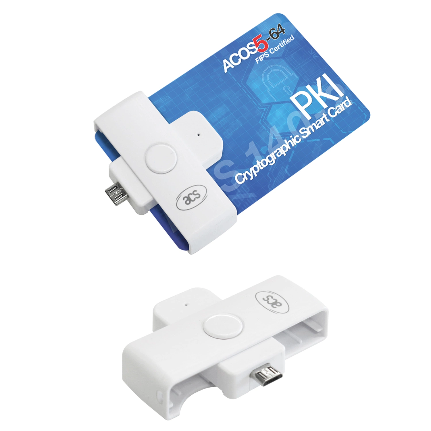 Tarjeta inteligente Micro USB OTG CCID Ios 7816 de tamaño mini Lector (ACR39U-ND)