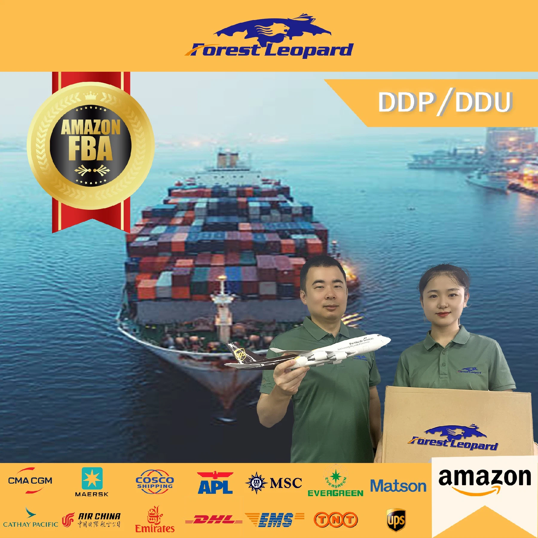 Sea Freight Forwarder China to UK Amz Fba Forwarder Sea Freight --Skype