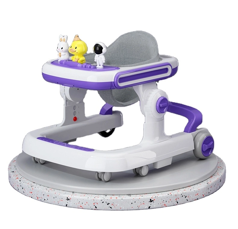 New Modern Toddler Push Walking Toys Vehicle Sit to Stand Baby Anti-O-Leg Anti-Rollover Music Multi Function Baby Walker