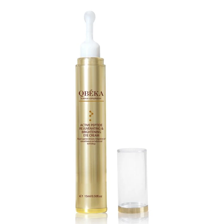 OEM Disponible Qbeka péptido activo Rejuvenative iluminando Eye crema anti arrugas de círculo oscuro Remover