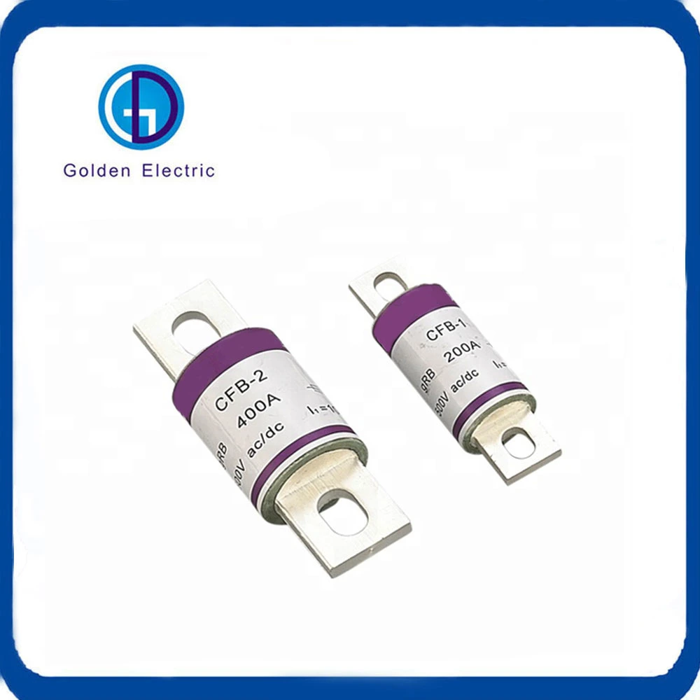 DC800V 1000V Car Fuse 35A 50A 80A 100A 200A 350A 400A 600A Porcelain Fast Acting Fuse for Electric Vehicle Protection