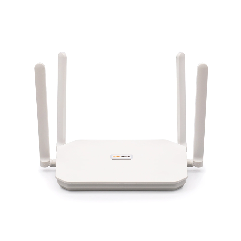 Sunhans Dual-Band 2.4G 5g Smart Mesh WiFi6 Whole Home System Modem Wireless WiFi Hotspot Router with 4 Antennas