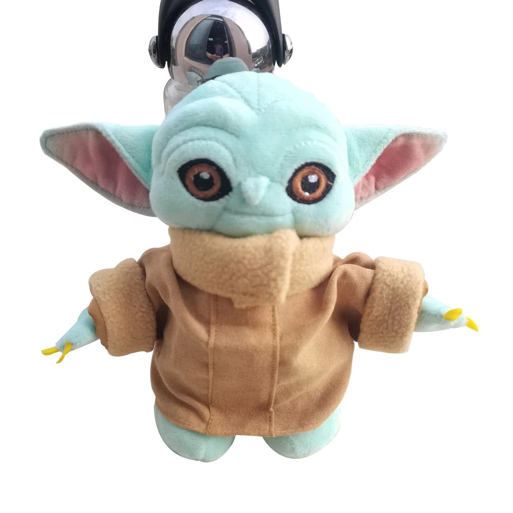 Neues Design Custom das Kind Baby Yoda Puppe in Pram Animation Spielzeug Yoda Plüsch Spielzeug