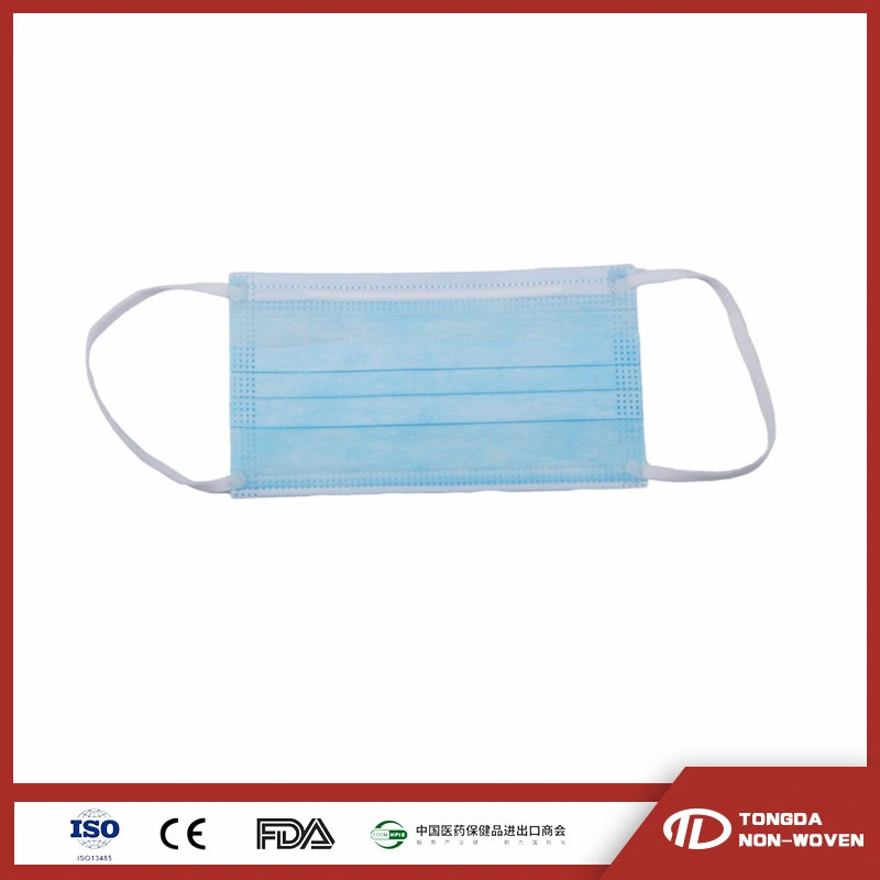 Healthful Surgical Mask 3 Layers Nonwoven Meltblown Surgical Mask with Earloop Disposable Medical Face Mask