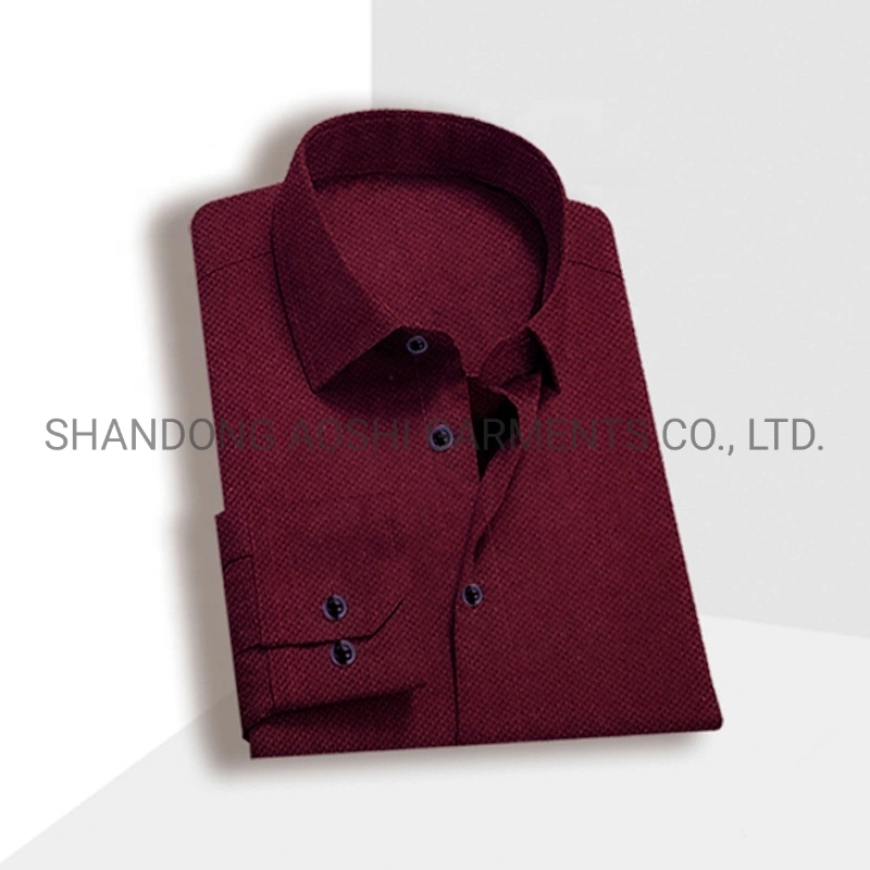 Special Design High quality/High cost performance  Custom Logo Shirt Slim Fit Business Formal Men Cotton Shirt