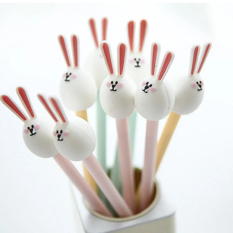 Creative Kawaii School Student Cartoon Cute Rabbit Pen Stationery