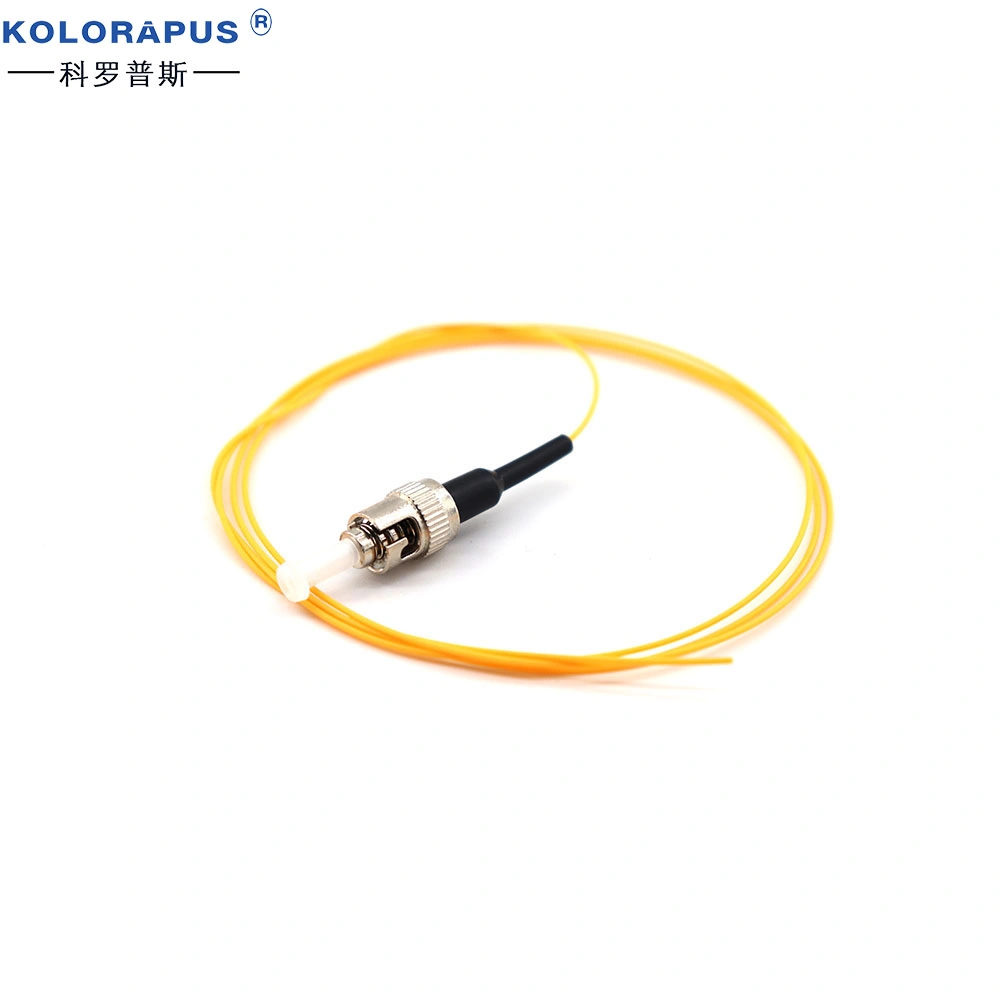 Kolorapus 1.0 Meter St Upc/APC Fiber Optic Pigtail Simplex 0.9mm Sm Single Mode mm Multi Mode (OM1 mm)