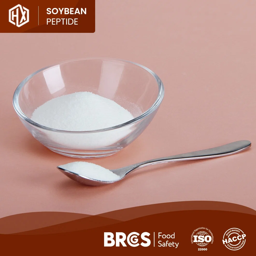 Haoxiang High Purity Water Soluble Small Molecule Soy Peptide OEM Custom Food Grade Bulk High Purity High Protein EU Organic Isolated Soy Sprout Peptide Powder