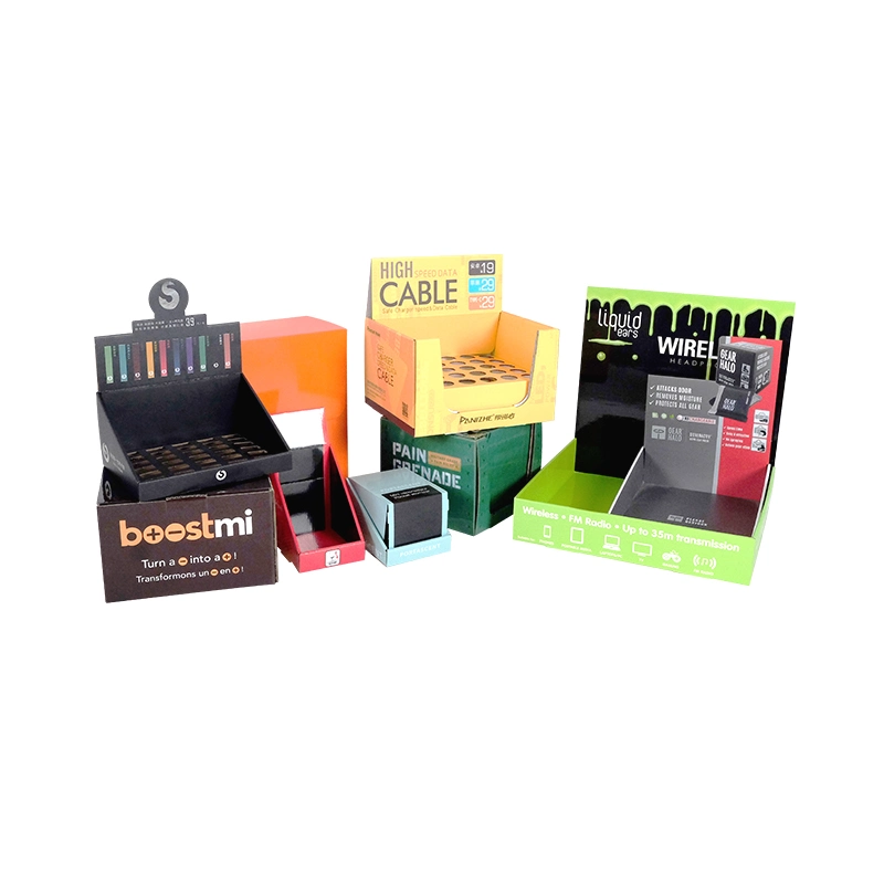 Caja de embalaje para el contador de cartón de cigarrillos electrónicos pantalla de papel Caja