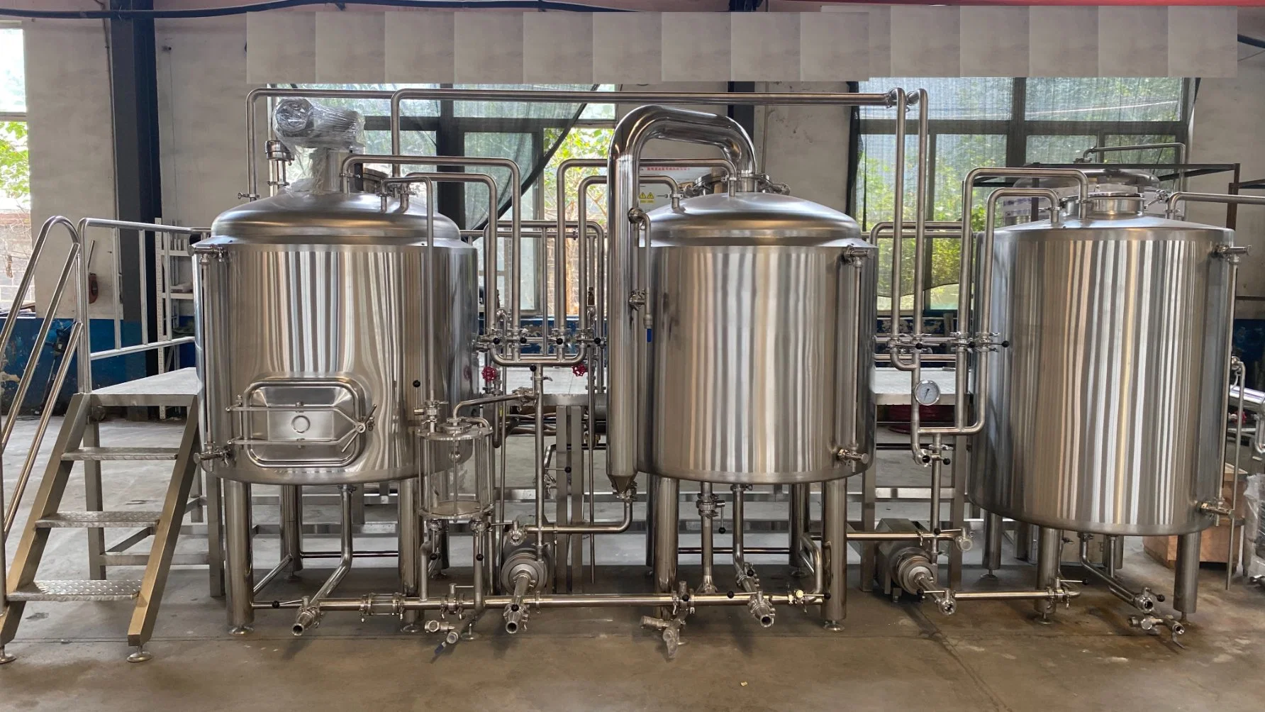 200L SS304 Beer Cooking Vessel Brewery Equipment