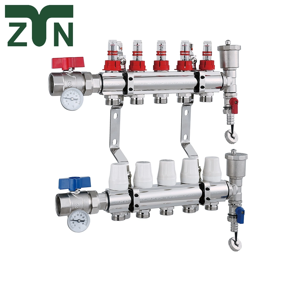 Water Hydronic Radiant Floor Underfloor Heating Manifold Systems & Parts