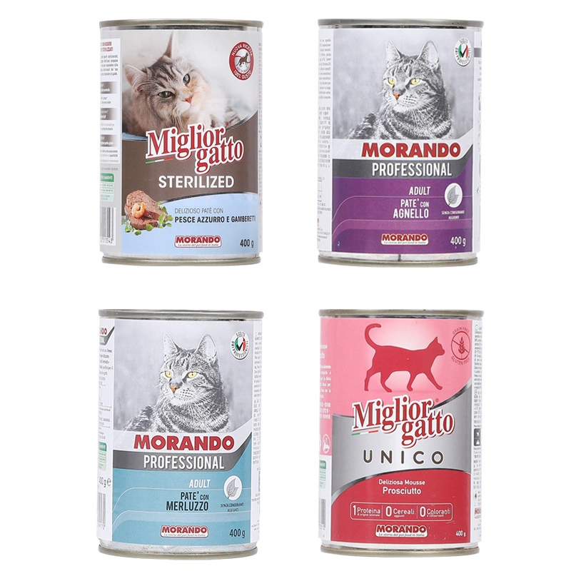 Fabrique directement en gros Cats en conserve poisson nourriture en conserve nourriture pour chats Hawo059