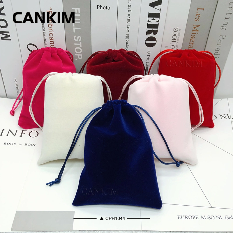 Cankim Recyclable Stand up Pouch Cotton Drawstring Bag Small Drawstring Pouch Bag