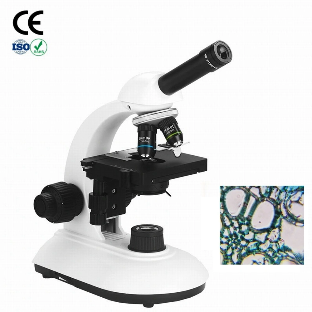 Блок питания бинокулярного блока питания 1000X Monocular Biological Student Microscope Lab Поддержки