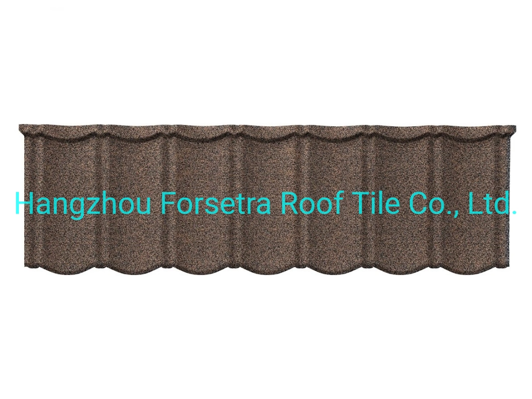 USA Brazil Peru Indonesia India Europe Affordable Roof Natural Stone Chips Coating Metal Steel Tiles Tin Roofing Material