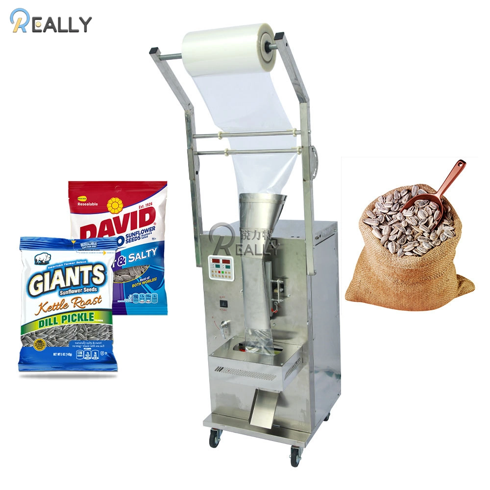 Vertical Beans Granule Powder Packaging Forming Filling Sealing Machine Manul Back Sealing Bag Packing Machinery