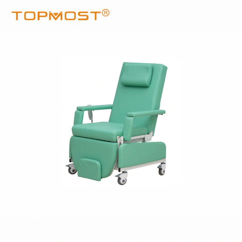 Electric Dialysis Chair for Patient Two Function Blood Collection Donor Chair Dialysis Chair with Table