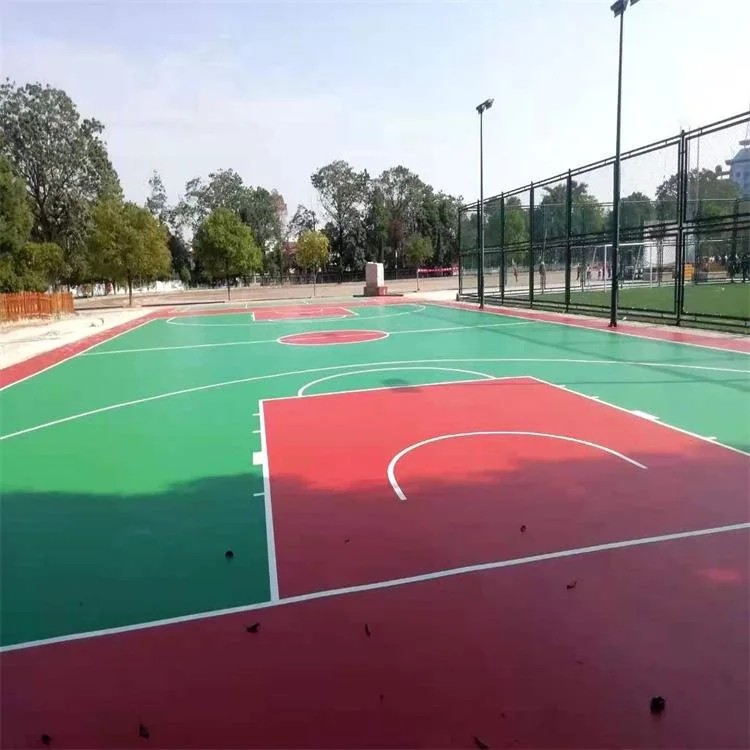 Eco-Friendly Antioxidant Silica PU Court Material for School Playground