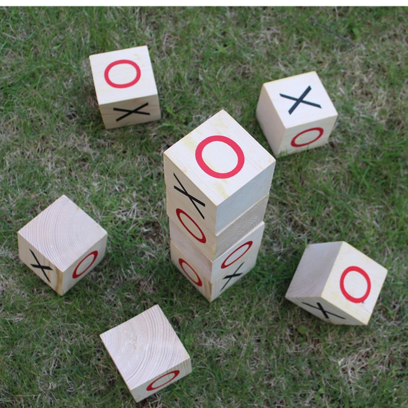 Hot Sale Customizable Kids Wooden Tic Tac Toe Game