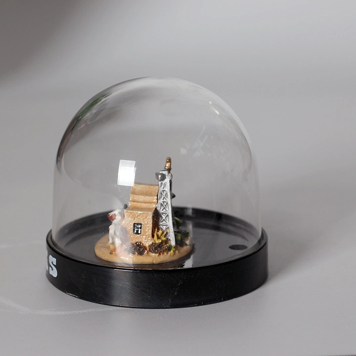 Cheap Price Mini Plastic Castle Snow Globe for Promotion Gifts