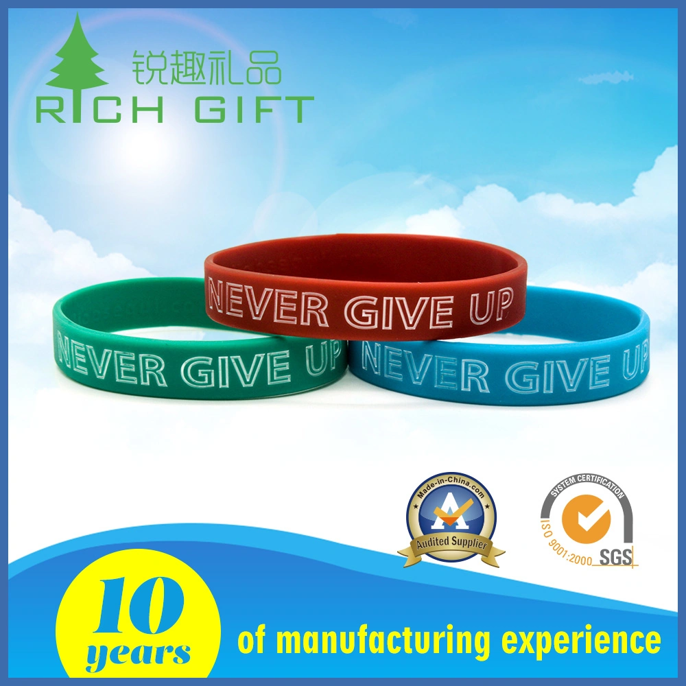 Wholesale/Supplier Custom Cheap High quality/High cost performance Fine Eco-Fashion Silicone Bracelet