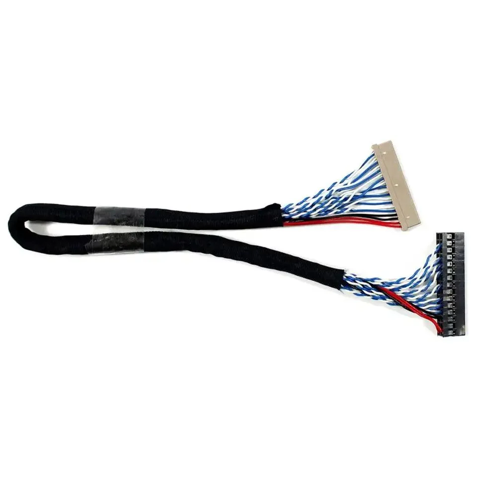 Lvds Cable LCD Screen 20 Pin Lvds Cable for LCD Panel