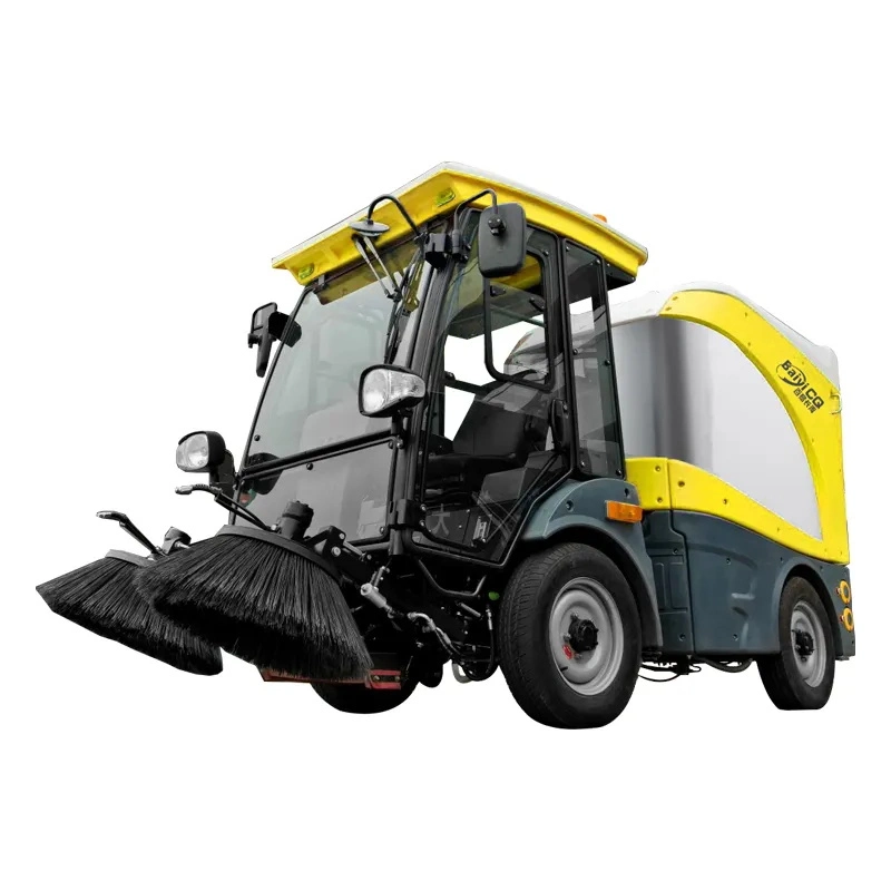 Todo cerrado automático polvo industrial eléctrico vacío eléctrico máquina de limpieza de carreteras Sweeper Camión