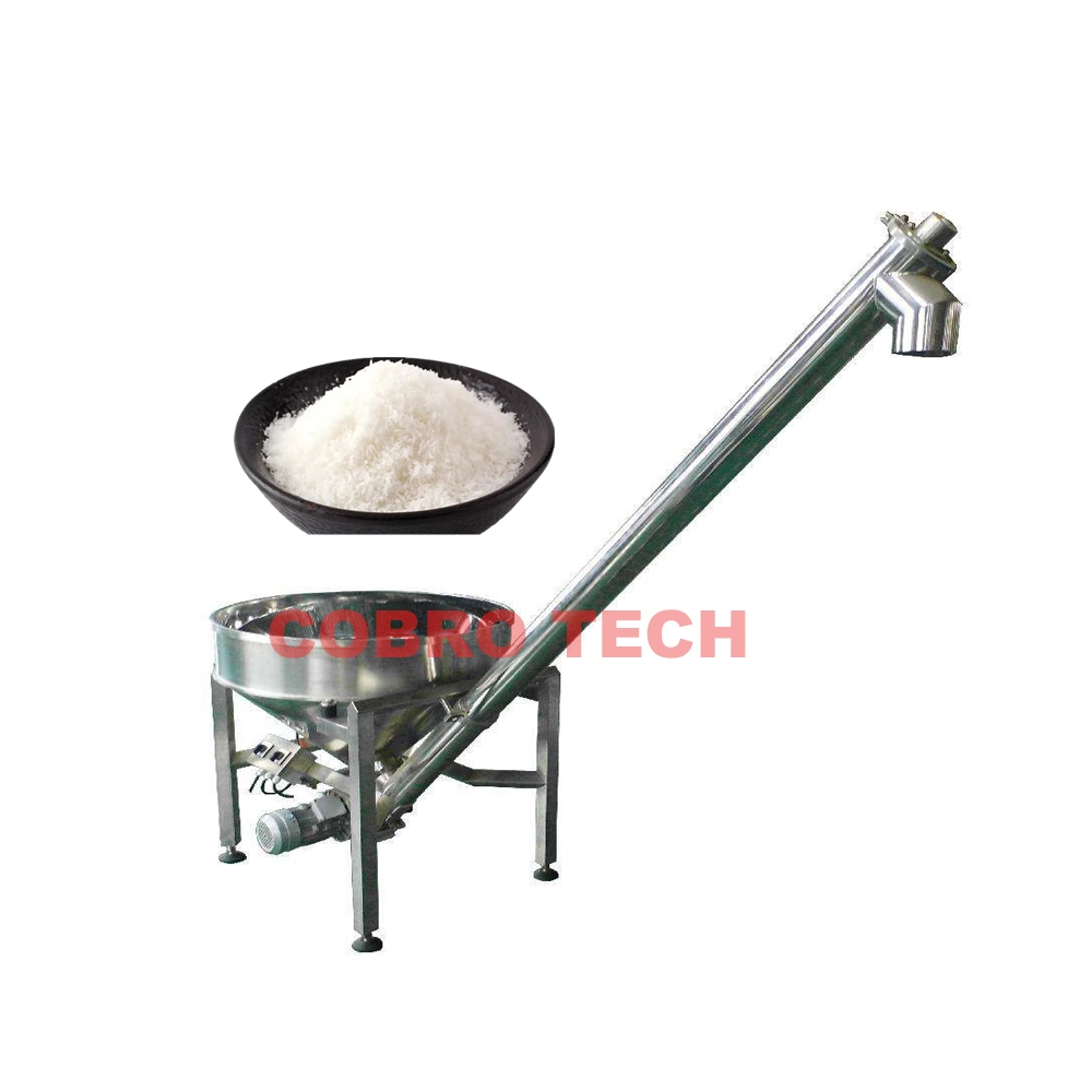 Cobro Made U Shaped Sawdust Silo Screw Feeding Conveyor