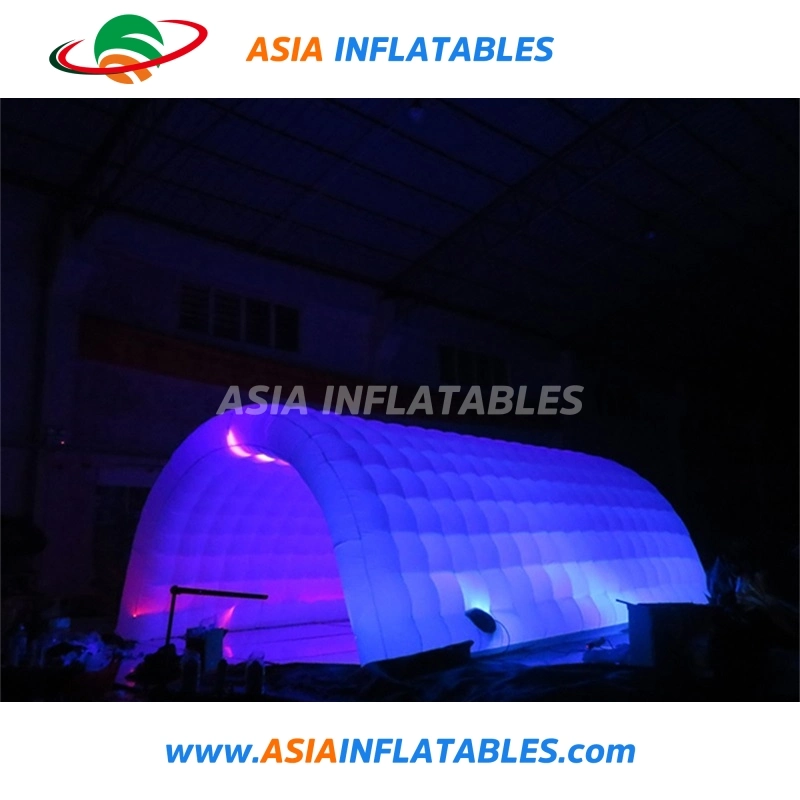 Indoor Inflatable Color Changing Tunnel, Inflatable Shinning LED Tunnel