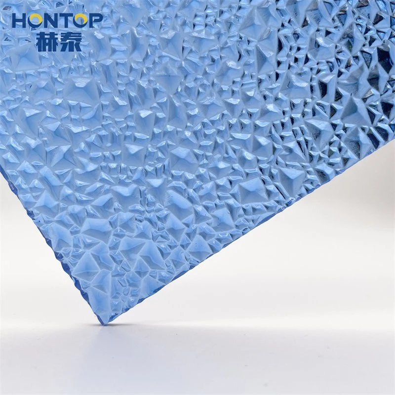 Hot Sales 3mm Plastic Solid Panel Embossed Transparent Colorful Window Side Window Clear Bayer Crystal Polycarbonate Sheet