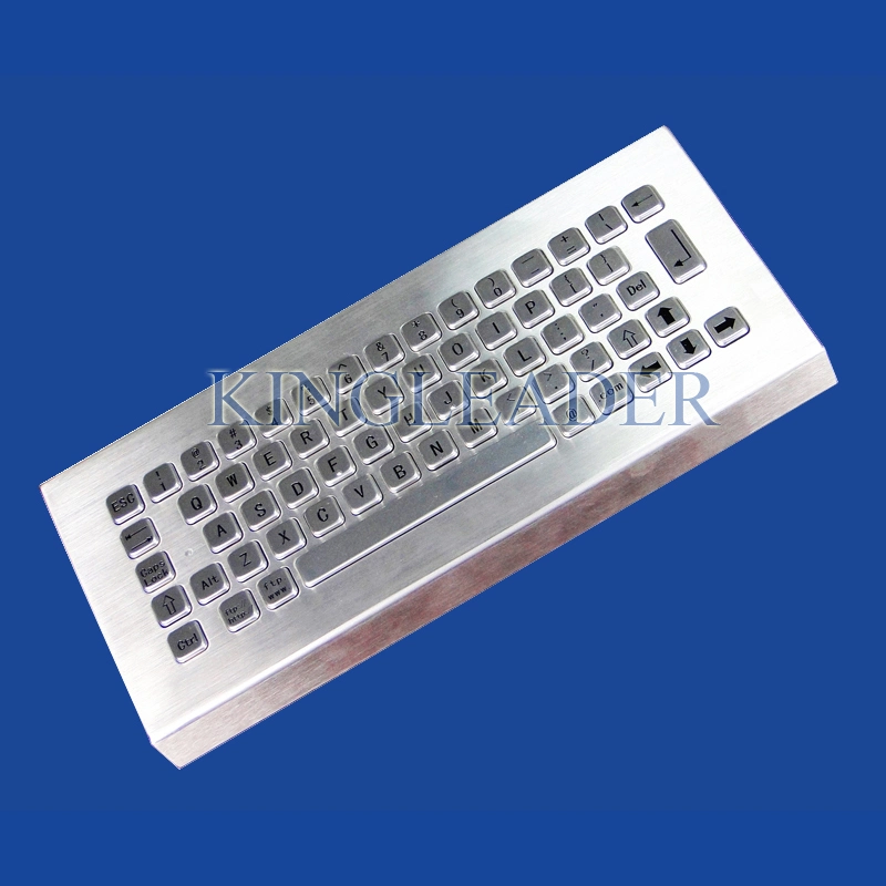 65 teclas de un recorrido completo de escritorio de metal resistente teclado (MKB-64-DT)