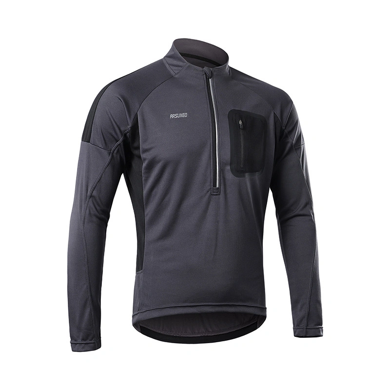 Wholesale/Supplier Mens Quick-Dry Wicking Breathable Long Sleeve Premium Cycling Jersey