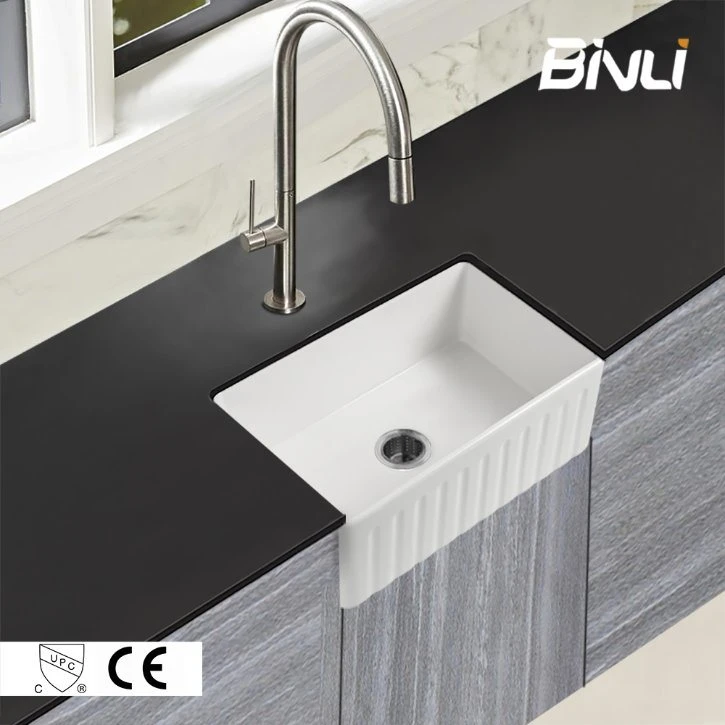 Factory Price Popular Model Single Bowl Durable Upc Sink with Drain Board