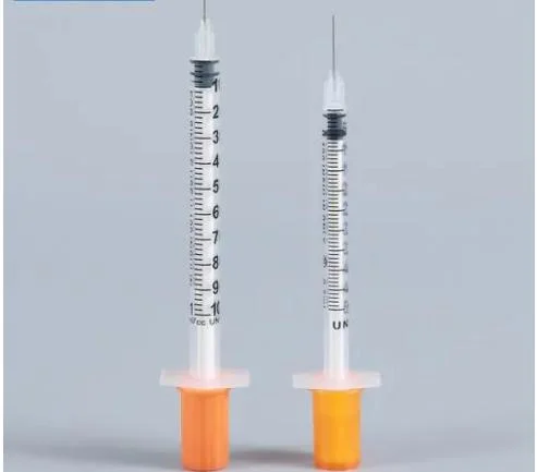 Disposable Medical Products Sterilize Hypodermic Insulin Syringes