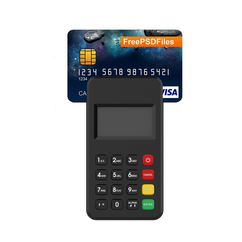 OEM Color Mobile Mini POS Point of Sale EMV IC Card Contactless Reader Mpos for Ios Android M6 Plus