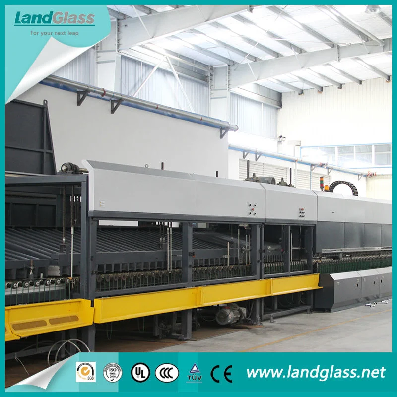 Landglass High Productivity Continuous Thin 5mm Low-E Clear Transparent Glass Tempering Equipment for Solar Power Industry