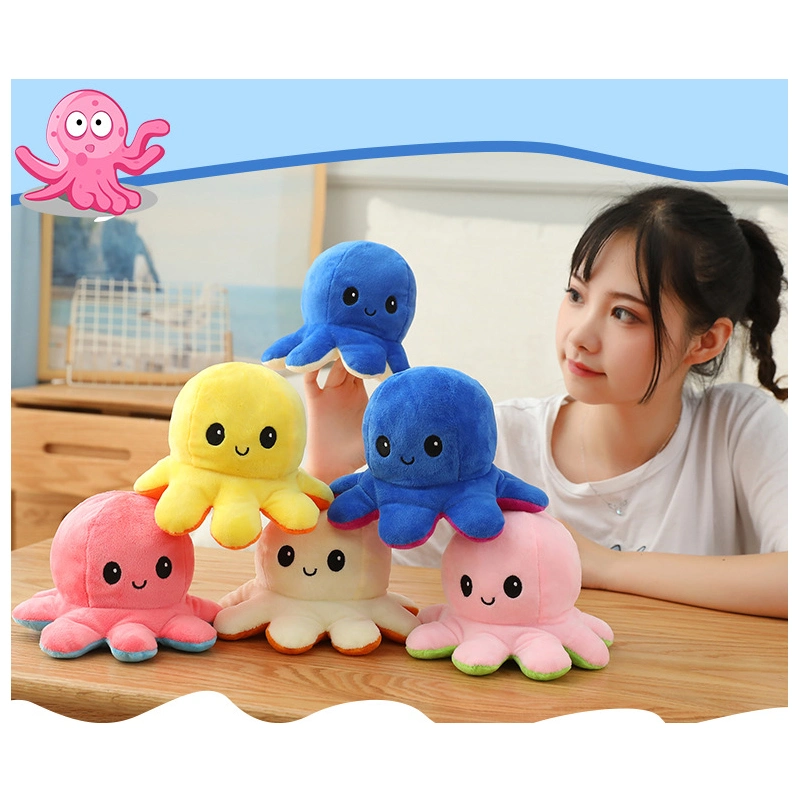 2020 High Quality Free Sample Hot Sale Plush Octopus Toy Colorful Stuffed Cute Octopus Toy Cheap Promotion Plush Octopus Toy