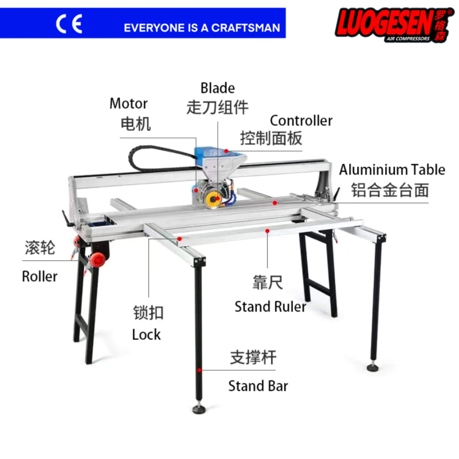 6 Floor Cutting Ceramic Stone Porcelain Portable Power Auto Electric Engraving Laser Construction Equipment Machinery Marble Hand Tool Tile Cutter