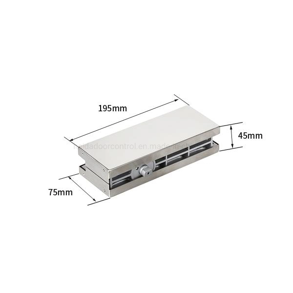 Hydraulic Patch Fitting No Digging Floor Spring for Glass Door