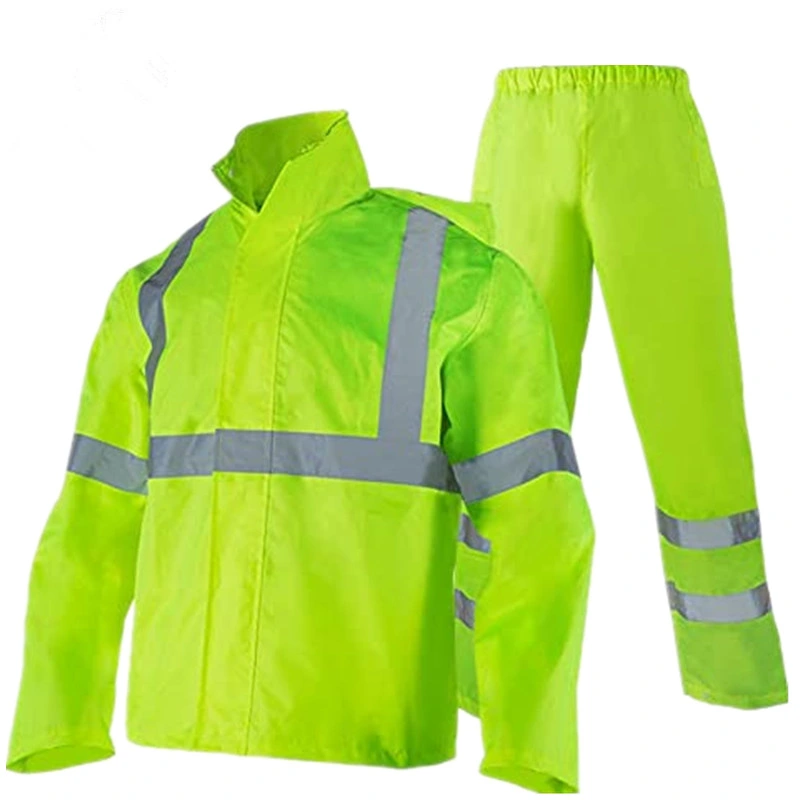 Custom Logo Lightweight Waterproof Motorcycle Raincoat Men Workwear Overalls