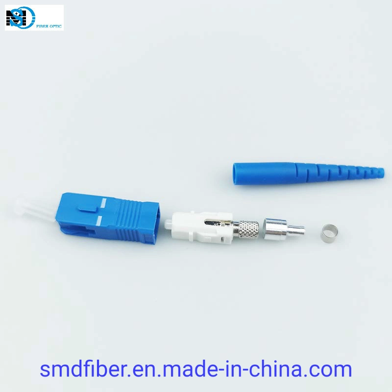 Conector de fibra óptica SC UPC 0.9 2.0 3.0 las piezas del conector del Kit conector de fibra óptica